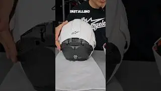 Installing a Race Spoiler on the Alpinestars R10 Helmet How-To Tutorial 