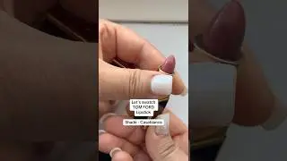 Swatching Tom Ford lipstick #tomford #lipstick #swatch #luxurylipstick #makeup #highendmakeup ​⁠