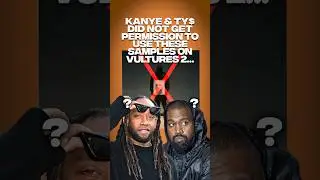 Kanye & Ty Dolla Sign DID NOT Have Permission to Sample These Songs on Vultures 2‼️😳 #shorts #kanye