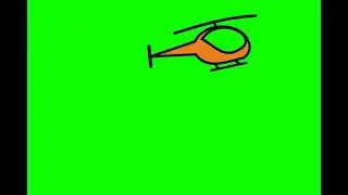 green screen helicopter video | green screen | green screen cartoon video