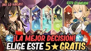 ¿Qué personaje 5★ GRATIS deberías ELEGIR en el ANIVERSARIO #4 de Genshin Impact?