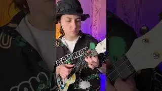 Billie Eilish - BLUE на укулеле / Даша Кирпич