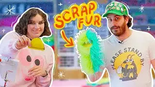 *SCRAPS PUPPET CHALLENGE* Turn Leftover Materials Into Puppets!