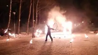 С НОВЫМ ГОДОМ! ФАЙЕР ШОУ НА ПРОСПЕКТЕ ЮНЫХ ПИОНЕРОВ САМАРА 2018