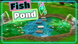 The Sims 4 Realistic Fish Pond Tutorial
