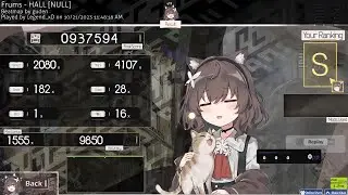 VOLUME WARNING!!! | Frums - HALL [NULL] by guden | 98.5% S