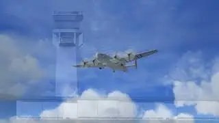 Landing the Handley-Page Halifax at Gatwick London Airport in FSX