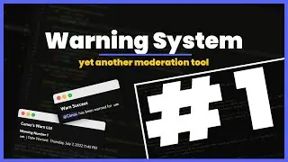 [NEW] Discord Warning System | Getting Started | Part One | Python