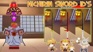 *NEW* SHINDO LIFE NICHIRIN SWORD ID'S DEMON SLAYER SWORD ID'S...Shindo Life