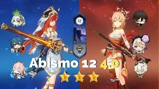 Nilou C0 e Yoimia C1 - Abismo 12 - 4.0 - Genshin Impact - Spiral Abyss 4.0