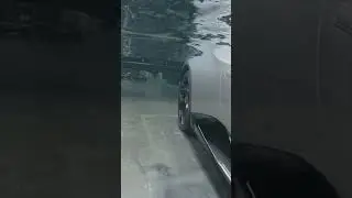 Supercar in flood