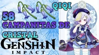 🔴¡MEJOR RUTA CAMPANITAS DE CRISTAL!😱 ||Material DE ASCENSION QIQI || FACIL Y RAPIDO ||GENSHIN IMPACT