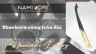 Shoehorn Sừng Trâu Dài- Namidori Luxury Handmade Shoes