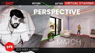 Virtual Staging, Perspective Match for 3ds Max Tutorial Tamil