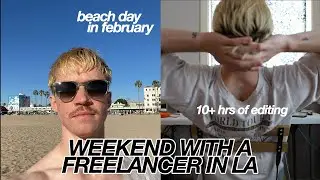 what a typical day as a freelancer living in LA looks like! (vlog)