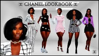 DESIGNER | CHANEL LOOKBOOK (Part 1) | CC LINKS || SIMS 4