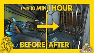 1 MIN, 10 MIN, 1 HOUR Rat Hole FULL BASE Designs on Genesis 2! | ARK: Survival Evolved