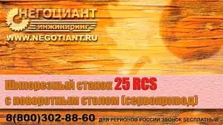 Шипорезный станок 25 RCS с поворотным столом (сервопривод)