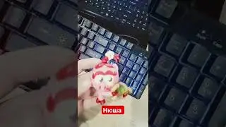Нюша из Смешариков из пластилина
