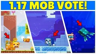 Minecraft LIVE Mob Vote Revealed... 1.17 Update Mobs (Minecon 2020)