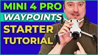 Mini 4 Pro Waypoints Tutorial! FINALLY Supported in a DJI Mini Drone!