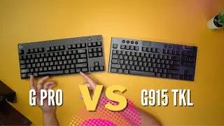 COMPARING Logitech G915 TKL VS Logitech G PRO Mechanical Gaming Keyboard