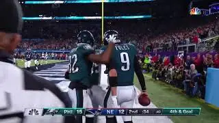 Eagles fool Patriots with epic fourth down TD toss to Foles! Eagles Vs Patriots | Super Bowl 52