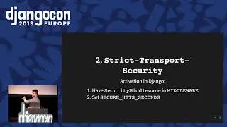DjangoCon 2019 - Django and Web Security Headers