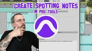 Create Spotting Notes In Pro Tools (To Do List With Markers/Memory Locations)