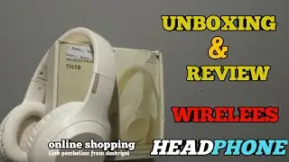 unboxing & review wireless headphone dari merk jovitech TH18