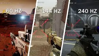 Warface - 50Hz vs 60Hz vs 120Hz vs 144Hz vs 240Hz | Frame rate Comparison