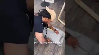 DIY home studio acoustic panels 🌊🔊