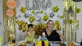 Lina'ya Sürpriz Doğum Günü Partisi Çok Sevindi