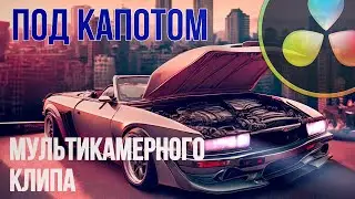 Ручная сборка мультикамерного клипа в Davinci Resolve 18