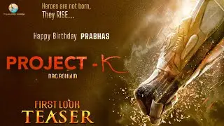 Project K - Prabhas First Look Teaser | Project K Pre Teaser | Prabhas|#HBDPrabhas