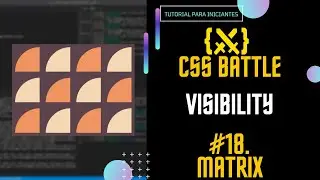 #18 Matrix (Desafio CSS Battle, battle -Visibility)