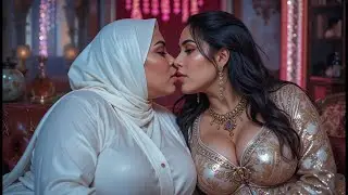 Muslim women Kiss and use their Tongues | Lesbians Kissing Video💋