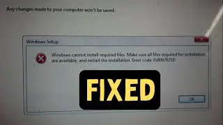 How to Fix Error Code 0x8007025d on Windows 11