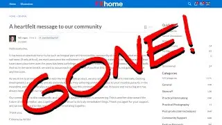 The FXhome Forum Is Gone Forever 😭