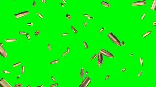 Falling Bullet Green Screen Chroma Key