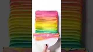 Thick paint rainbow 