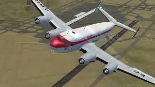 Landing the SE161 Languedoc at Lisboa Humberto Delgado Airport Lisbon