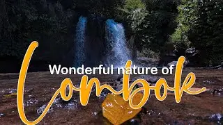 Nature waterfalls in Lombok
