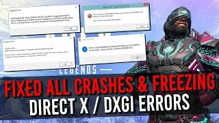 Apex Legends Season 13: How to Fix Engine Error,Directx Error & DXGI_ERROR_DEVICE_HUNG in PC
