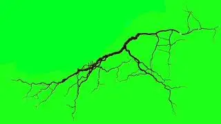 Crack green  screen