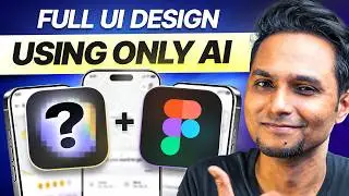 I Built An App UI/UX Design Using ONLY AI! (In 30 Minutes) 🤖💻 | Saptarshi Prakash