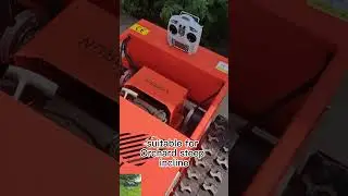 buy hybrid self charging backup battery zero turn remote operated field and brush mower on Alibaba
