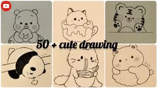 50 + aesthetic cute drawing ideas 💡 for beginners simple drawing ideas ☺️🤫must try
