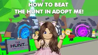 HOW to beat the HUNT FAST in Adopt me! For a SPECIAL REWARD!