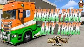 INDIAN TRICOLOR LIVERY FOR ANY TRUCK IN EURO TRUCK SIMULATOR 2 | RKODE GAMING
